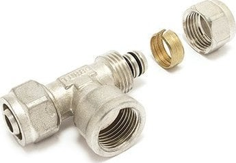 T lidhëse kompresioni Comap TurboSKIN 9469516 02, 20x2 mm, 3/4", metalike