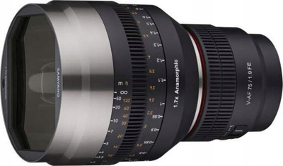 Адаптер анаморфен Samyang V-AF MF 1.7x, за објективи V-AF, црн
