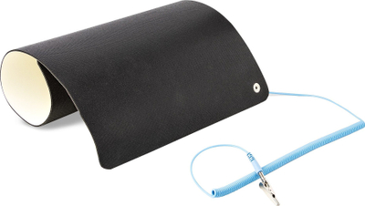 Tapet antistatik StarTech.com ESD, 30 x 46 cm, PVC i butë, me kabllo tokëzimi