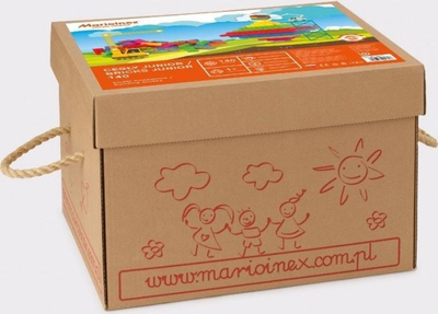 Lodër konstruktore Shumee Brick Junior, 140 copa, me ngjyra
