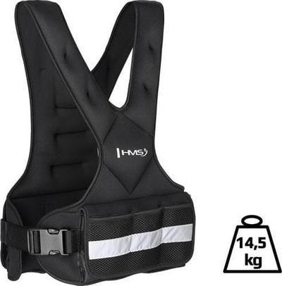 Jelekë me pesha HMS KOR15, 15kg, i zi