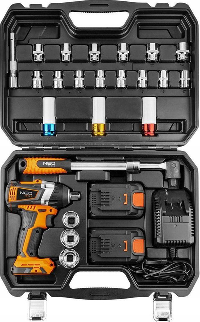 Aparat shtrëngues NEO, 18V, 2700rpm, 1/2''