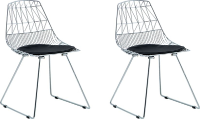 Set karrigesh ngrënie HARLAN, 2 copë, metal, argjend