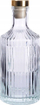 Shishe dekorative për lëngje Excellent Houseware, xham, me tapë të artë, transparente