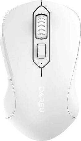 Maus Dareu LM115G, wireless, USB, i bardhë