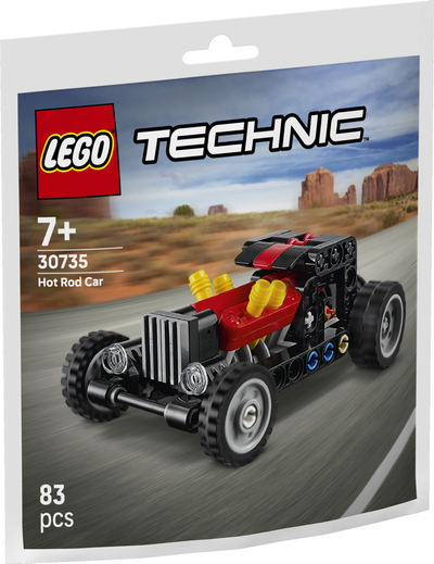 Set LEGO 30735 Hot Rod Car, makinë klasike ndërtimi, për fëmijë