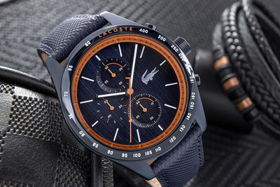 Orë dore Lacoste Chronograph 2011297, kronograf, inox