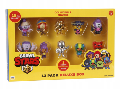 Set figurina PMI Kids World Brawl Stars S2, 12 copë, Deluxe Box, shumëngjyrëshe