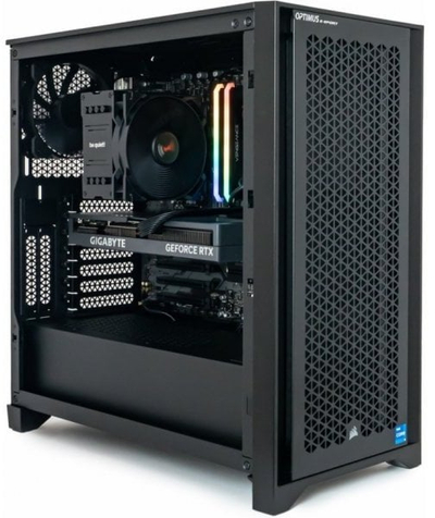 Kompjuter gaming Optimus E-Sport GB650T-CR1, Ryzen 7 7800X3D, 32GB RAM, 2TB SSD, RTX 5070 12GB