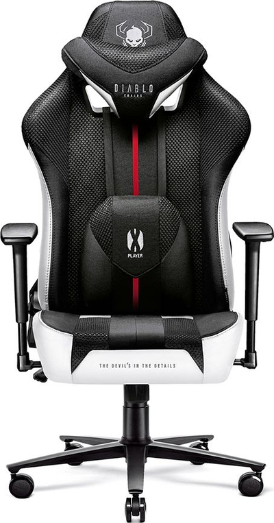 Karrige Diablo X-PLAYER 2.0 madhësi normale, e zezë me të bardhë