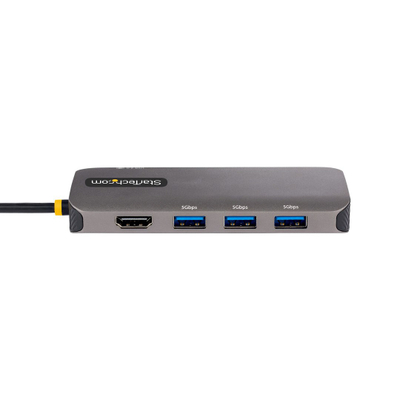 Përshtatës multiport StarTech USB-C, 4K 60Hz, 100W PD, i hirtë