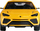 Makina me telekomandë Rastar Lamborghini Urus 1:14, RC, e verdhë