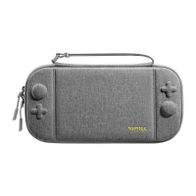 Etui mbrojtës Tomtoc Slim për Nintendo Switch 2, guaskë e fortë, 12 vende për lojëra, gri