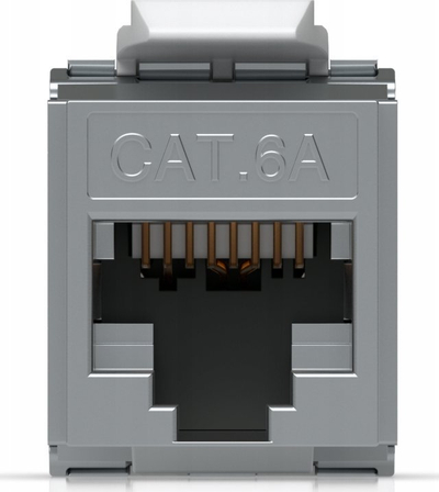 Keystone pa vegla Ubiquiti, Cat6A, set 12 copë, i bardhë