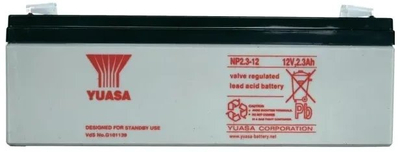 Bateri EnerSys NP2.3-12 Genesis, 12V, 2.3Ah, e zezë