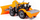 Lodër traktor bore Wader Polesie Progress, me plug bore, 31cm, portokalli