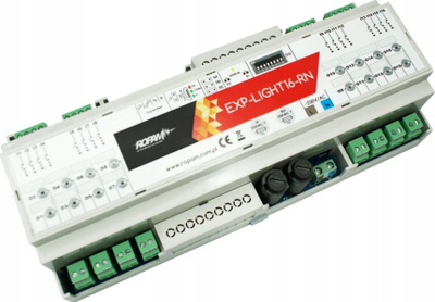 Kontroller dritash Ropam EXP-LIGHT16-RN, 16 qarqe 230V, montim në shinë DIN