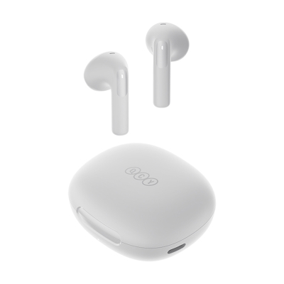 Kufje wireless QCY AilyBuds E20 HT13, TWS, me ANC, të bardha