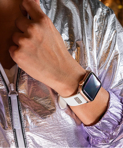 Rrip Guess CS2005S1 për Apple Watch, 38–41 mm, i bardhë