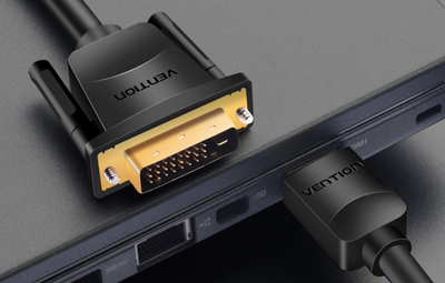 Kabllo HDMI në DVI Vention, DVI D 24+1, 1080P 3D, e zezë