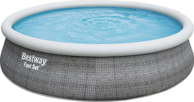 Pishinë Bestway Fast Set 57372, 457 x 107 cm, set 11 në 1, blu