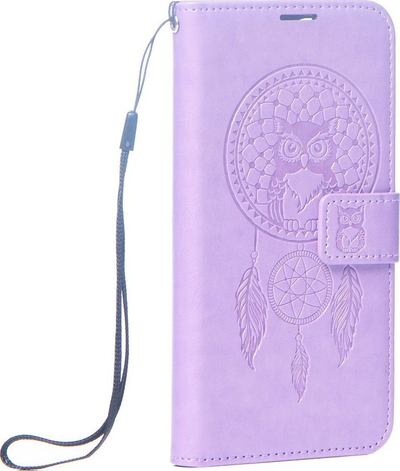 Kapak telefoni MEZZO Book Case për Xiaomi Redmi 10, tip libër, me figurë dreamcatcher, ngjyrë lejla