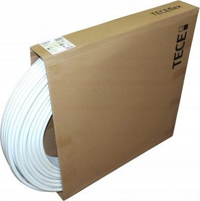 Tub shumë‑shtresash Tece Flex PE-Xc/Al/PE-RT, 25x4mm, 50m, i bardhë