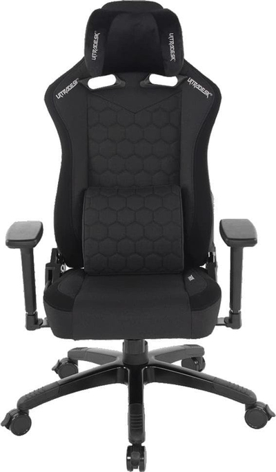 Karrige gaming Ultradesk Throne Kids, ergonomike, deri 120 kg, e zezë