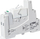 Rele ndërfaqe Relpol PI84-012DC-M41G-MS-2012, me bazë, IP20