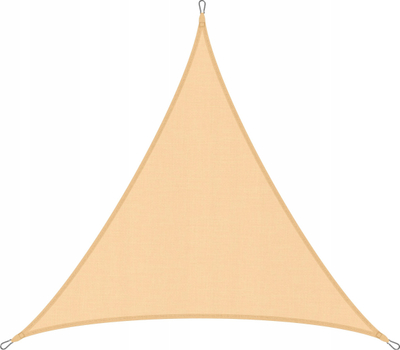 Tendë hije trekëndëshe Hobbygarden Sunsail Triangle Marquise, 4.5 m, për tarracë, bezhë