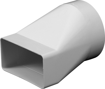 Конектор за вентилација Awenta KP120-20, 60x120 во fi100, ABS, бел