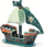 Lodër anije piratësh Djeco Pirate Ship 3D, model 3D, shumëngjyrëshe
