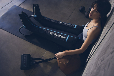 Çizme kompresioni Therabody RecoveryAir Prime, madhësia Large, Bluetooth, ngjyrë e zezë