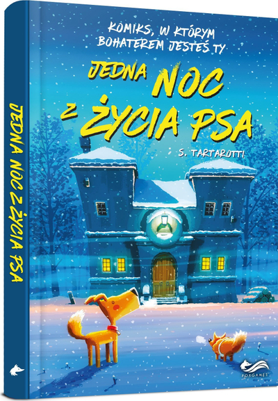 Libër komik Foxgames Jedna Noc z Życia Psa, roman grafik, kopertinë e fortë, me ngjyra