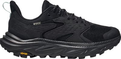 Atlete hiking HOKA Anacapa 2 Low GORE-TEX për gra, membranë GORE-TEX, shollë Vibram Megagrip, të zeza, nr 6