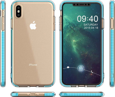 Maskë mbrojtëse VERGE Gel Case për iPhone XS Max, TPU i butë, shumë e hollë, e zezë