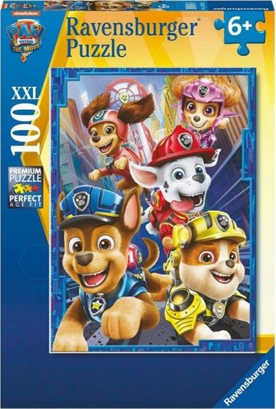 Puzzle Ravensburger Paw Patrol, 100 copë XXL, për kalamaj 6+