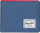 Portofol Herschel Supply ROY, bi-fold, me RFID, blu e kuqe