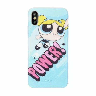 Mbrojtëse silicones për telefon Apple iPhone XS Max Cartoon Network The Powerpuff Girls Bubbles, transparence