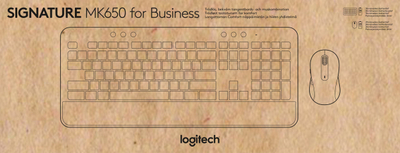 Kombinim tastierë dhe mi Logitech Signature MK650, wireless, për punë, gri grafit
