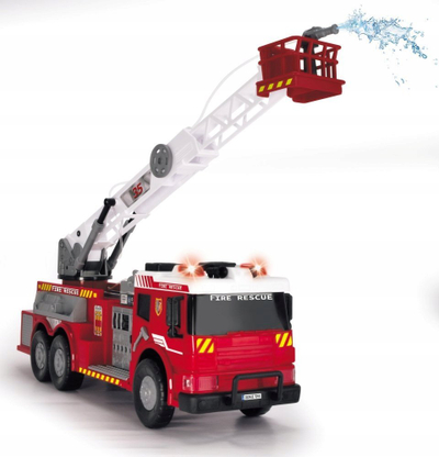 Lodër kamion zjarrfikës Dickie Big Fire Truck, 62 cm, me drita dhe zë, i kuq