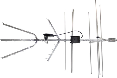 Antena TV LechPol AP-TRIA-MAX, UHF VHF, për kanale tokësore, gri