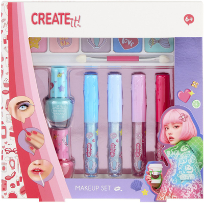 Сет шминка за деца CREATE it! Mermaid Make-Up Glitter, со сјај, повеќебоен