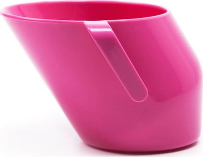 Gotë trajnimi Doidy Cup, për terapi të të folurit, plastikë HDPE, fuchsia