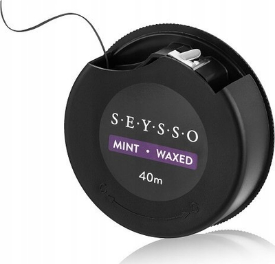 Забен конец Seysso Carbon Black, со активиран јаглен, 40 m, црн