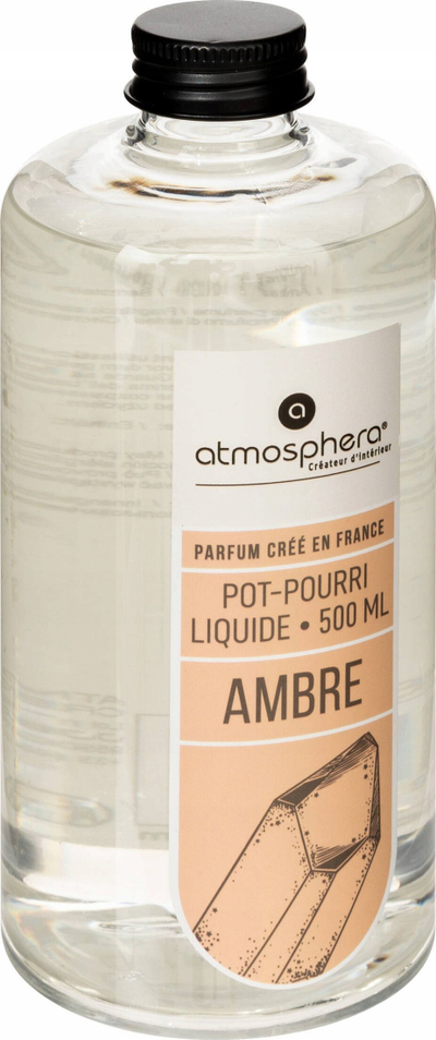 Освежувач за амбиент Atmosphera Amber, 500ml, проѕирно шише