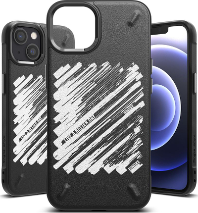 Këllëf telefoni Ringke Onyx Design për iPhone 13 Mini, TPU, me dizajn, i zi