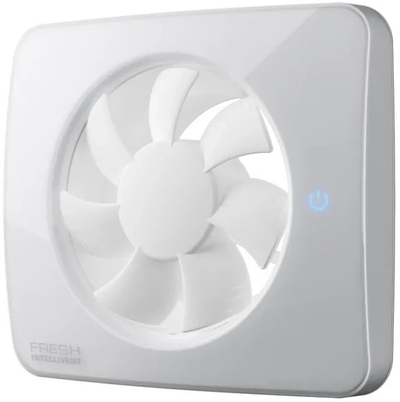 Ventilator banjoje Fresh 100 TH, Ø100 mm, mur ose tavan, i bardhë