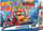 Set loje Hot Wheels City Super Loop Fire Station, me pistë loop, përfshin kamion zjarrfikës 1:64, shumëngjyrësh