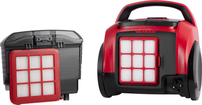 Fshesë me korrent Beko VCO32801AR, 800W, pa qese, e kuqe me të zezë
